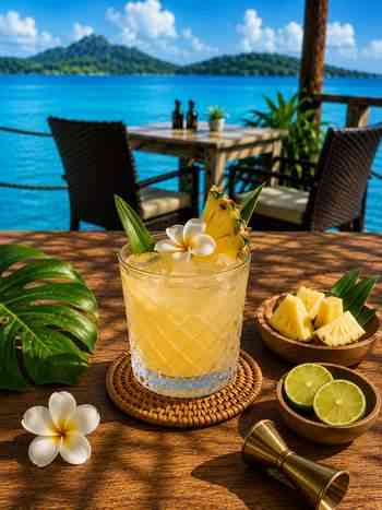 Cocktails Saint James au Saint James Bora Bora