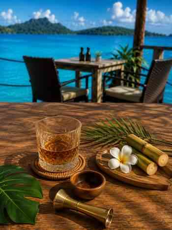 Rhums au Saint James Bora Bora