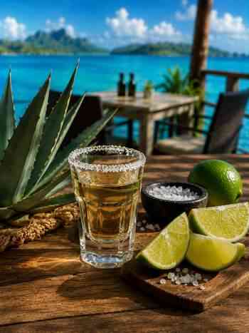 Tequilas au Saint James Bora Bora
