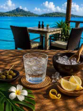 Vodkas au Saint James Bora Bora