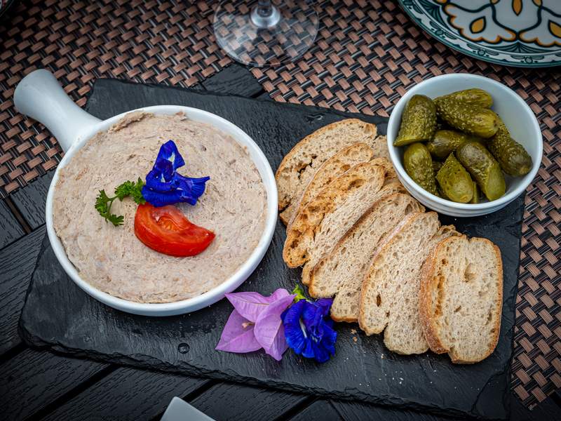 Rillettes au bar Saint James Bora Bora