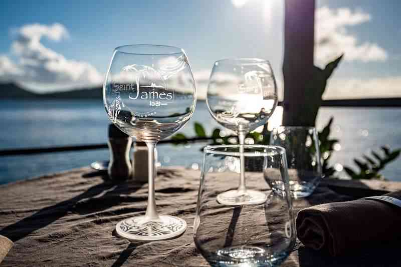 Saint James bar and restaurant in Bora Bora