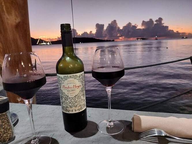 Saint James wine cellar Bora Bora